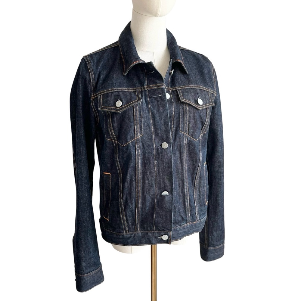 Vintage Jean Shop Jacket Selvedge Denim Trucker NYC - Picture 3 of 16